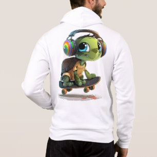 Skateboarding Turtle Hoodie