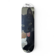 Skateboardkatzenzunge raus