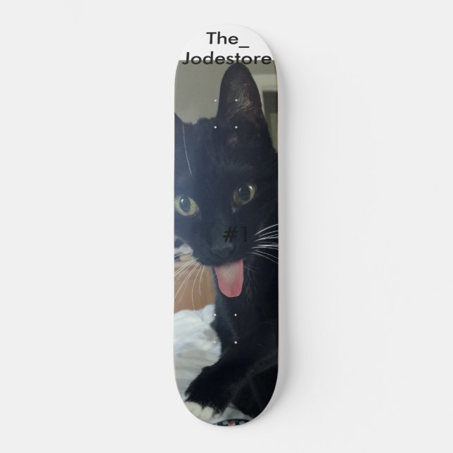 Skateboardkatzenzunge raus skateboard (Vorderseite)