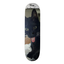 Skateboardkatzenzunge raus skateboard