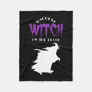 Skateboardliebhaber - schlimmste Hexe - Halloween Fleecedecke