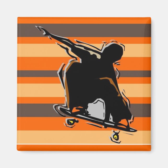 Skateboardmagnet Magnet (Vorne)