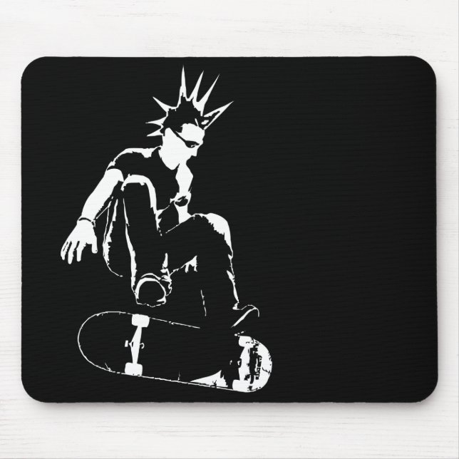 Skateboardpunk Mousepad (Vorne)