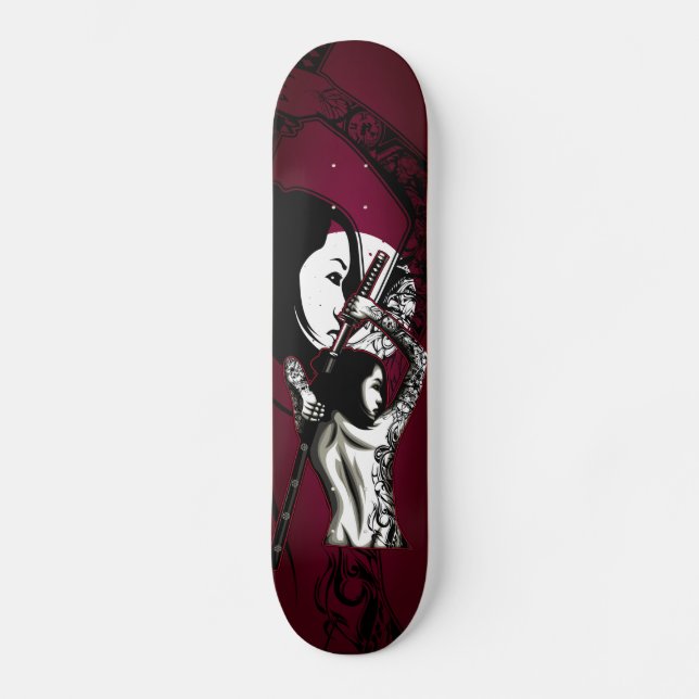 Skateboards Frau Samouraïs (Vorderseite)