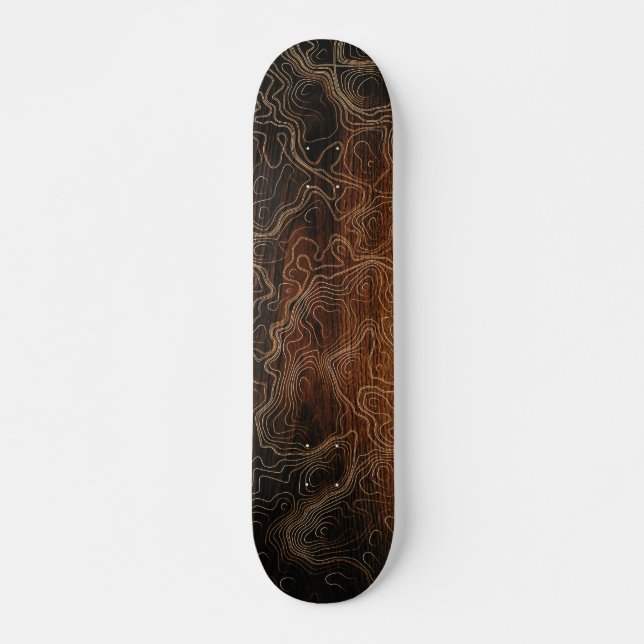 Skateboards lignieren topographische Montagnbois (Vorne)