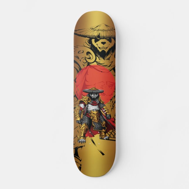 Skateboards Panda samouraï (Vorderseite)