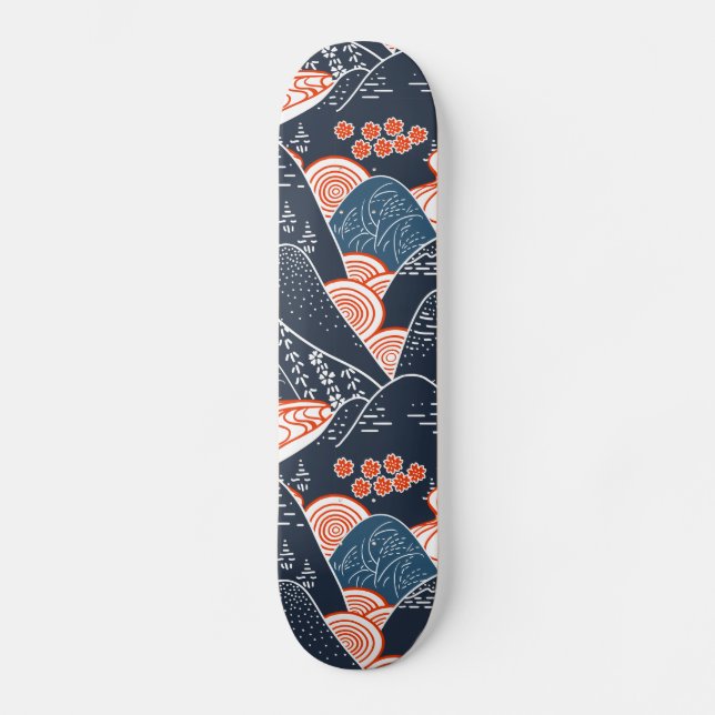 Skateboards Samouraïs Mosaïque (Vorderseite)