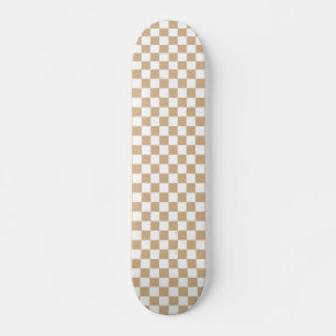 Skateboards Schachbrett Muster Schwarz-Weiß