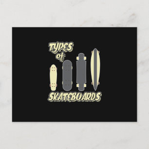 Skateboards Skateboarder Skateboarden Einladungspostkarte