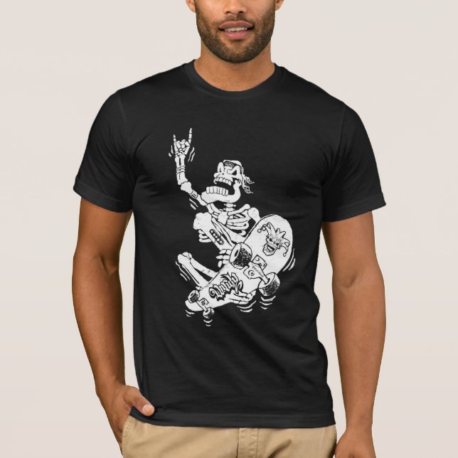 Skateboardskelett T-Shirt (Vorderseite)