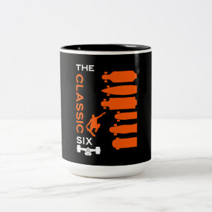 Skateboardtypen Zweifarbige Tasse