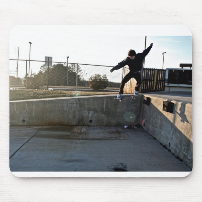 Skatebrett-Mausunterlage Mousepad (Vorne)
