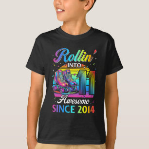 Skaten 11th Girl Rollin Into 11 S T-Shirt
