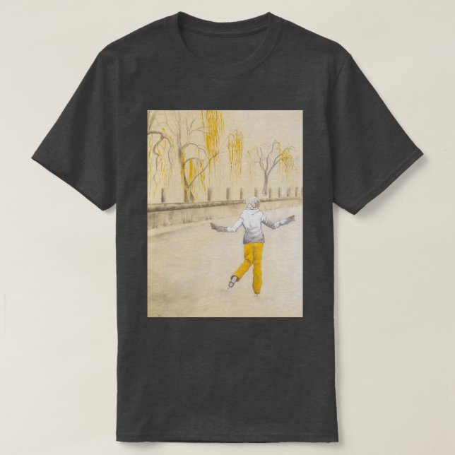 Skaten auf dem Rideau-Kanal T-Shirt (Design vorne)