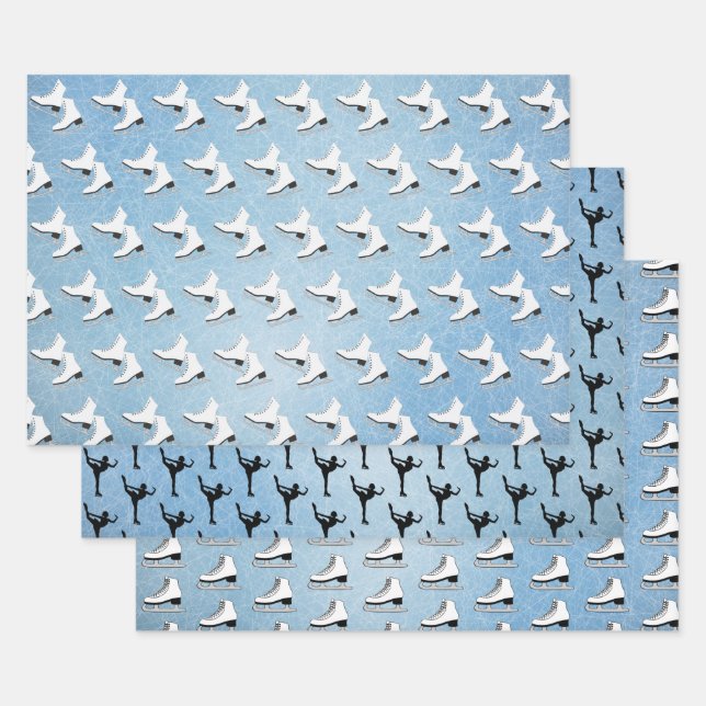 Skaten-Design-Wrapping Paper-Set Geschenkpapier Set (Set)
