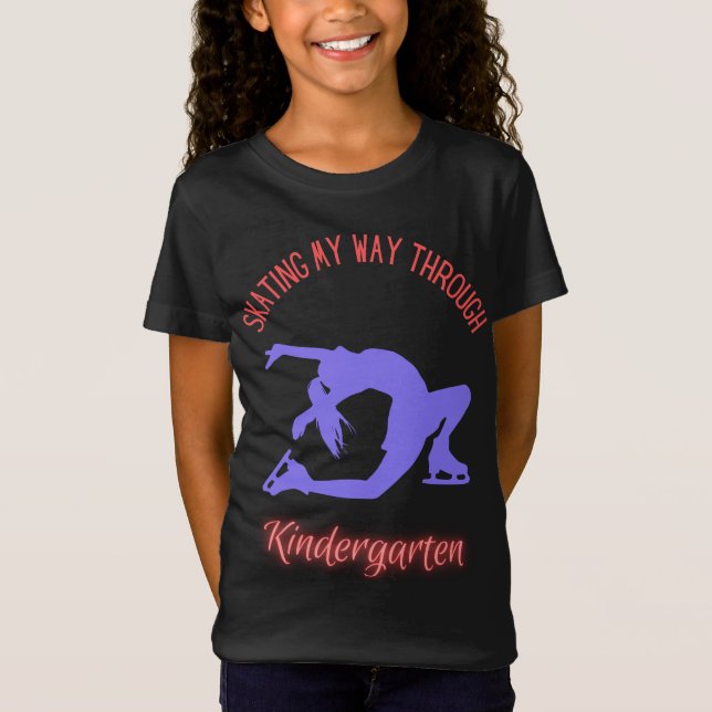 Skaten Mein Weg durch den Kindergarten-T - Shirt (Vorderseite)