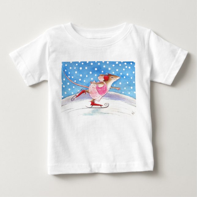 Skaten Mouse Kids' T-Shirt (Vorderseite)