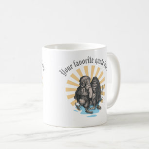 Skaten Owls Retro Style Nostalgisches Design Kaffeetasse