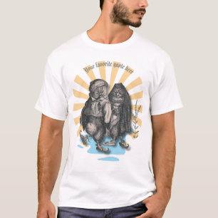 Skaten Owls Retro Style Nostalgisches Design T-Shirt