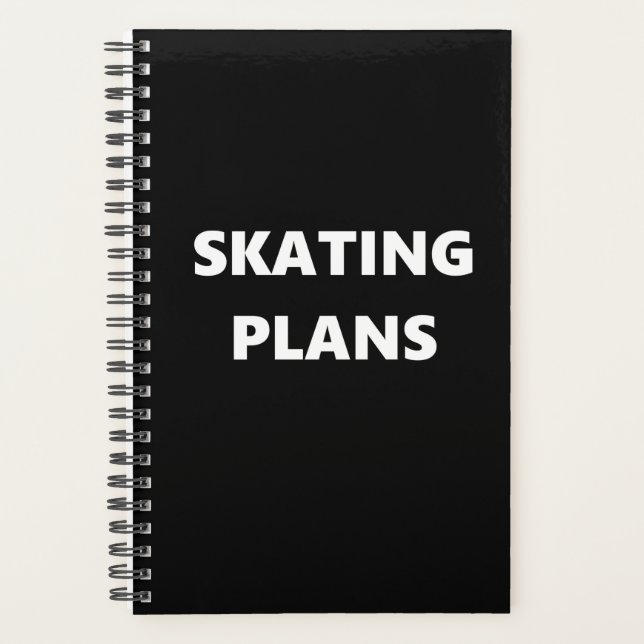 Skaten Planer Sportthema Skaten-Pläne (Vorderseite)