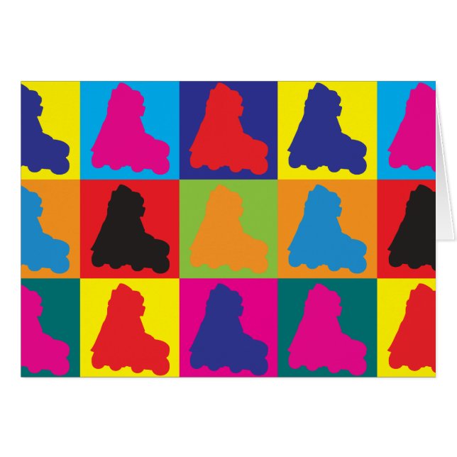 Skaten-Pop-Kunst (Vorderseite (Horizontal))