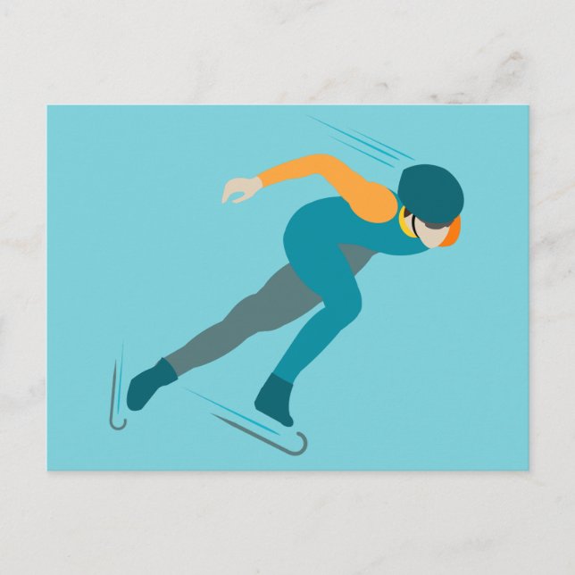 Skaten Postkarte (Vorderseite)