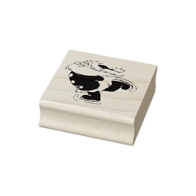 Skaten Santa Gummistempel (Stempel)