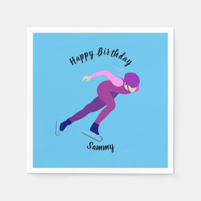 Skaten Serviette (Vorderseite)