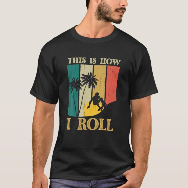 Skaten Skateboard So nehme ich Silhouette S T-Shirt (Vorderseite)