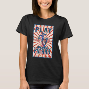 Skaten Uncle Sam 4th July Boys Kids American F T-Shirt