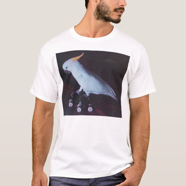 Skaten-Vogel T-Shirt (Vorderseite)