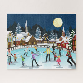 Skaten von Moonlight Puzzle, 16 Zoll x 20 Zoll, 52