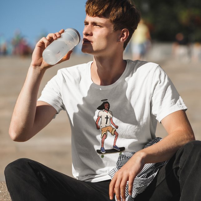 Skater Angel Cartoon Skateboard Streetwear Tee (Von Creator hochgeladen)