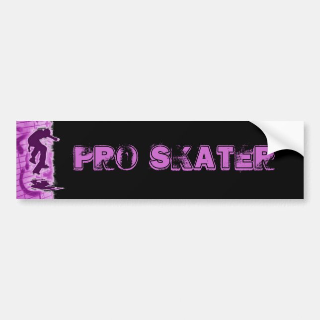 Skater Autoaufkleber (Vorne)