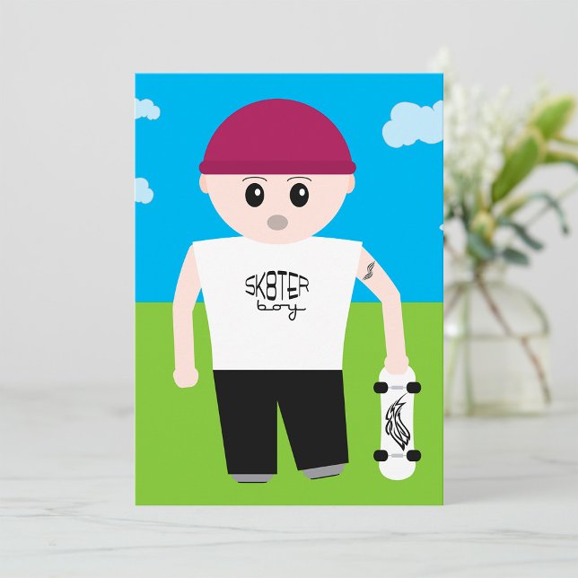 Skater Boy Einladung (Von Creator hochgeladen)