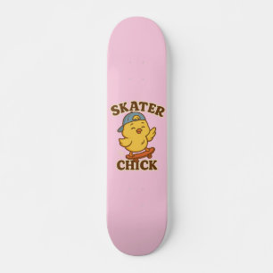 Skater Chick - Niedlich Street Style T-Shirt Skateboard