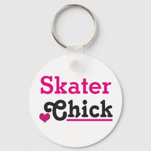 Skater Chick Schlüsselanhänger