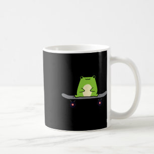 Skater Frosch Kaulquappe Amphibie Skateboard fahre Kaffeetasse