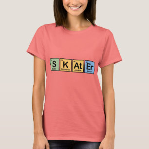 Skater gemacht von den Elementen T-Shirt