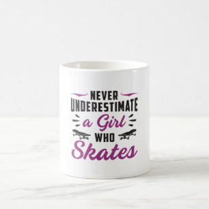 Skater Girl Girls Skaten Skateboard Funny Gift Kaffeetasse