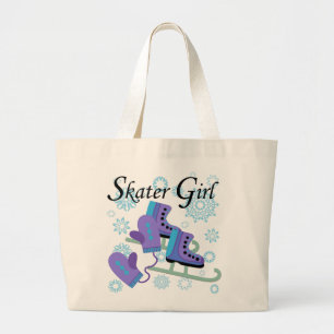 Skater Girl Jumbo Stoffbeutel