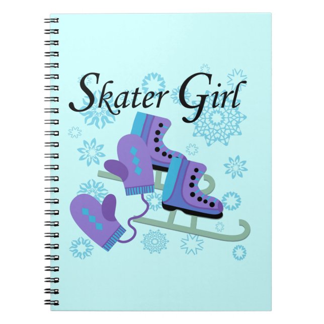 Skater Girl Notizblock (Vorderseite)
