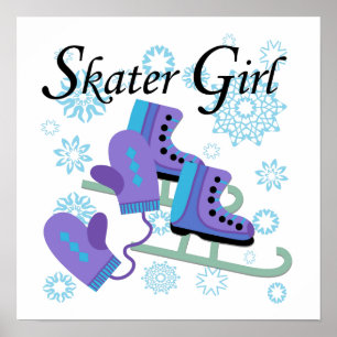 Skater Girl Poster
