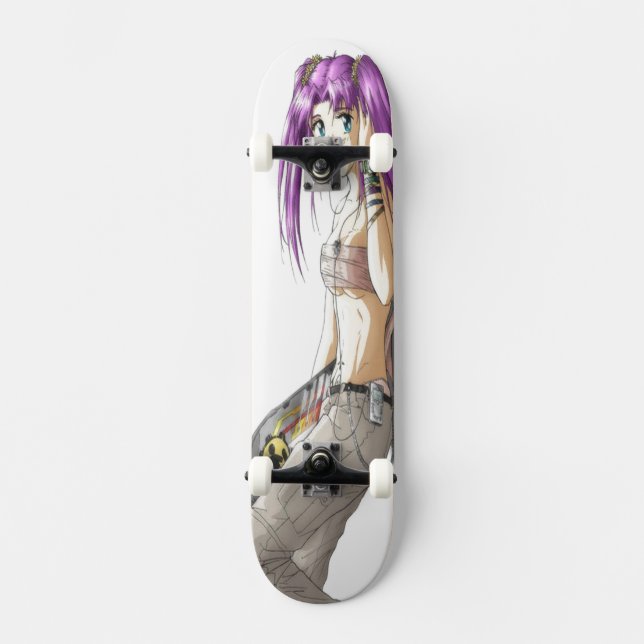 Skater Girl Skateboard (Vorderseite)