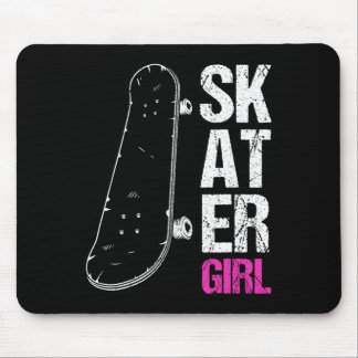 Skater Girl Skateboard Sk8r Mädchen Skate Cool Ska Mousepad
