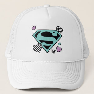Skater Girl Supergirl Herz S Schild Truckerkappe