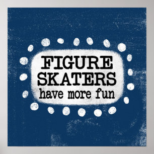 Skater haben mehr Spaß Poster Wall Art