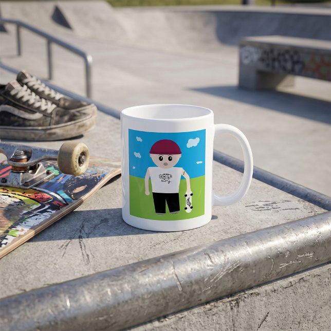 Skater-Junge Kaffeetasse (Von Creator hochgeladen)