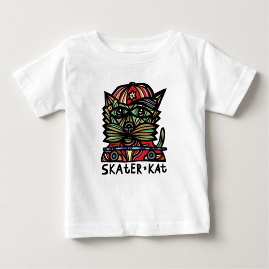 Skater Kat Baby T-shirt