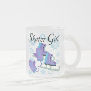 Skater-Mädchen Mattglastasse